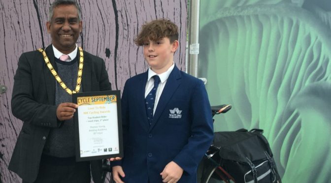 Schools competed to cycle most in Cycle September
