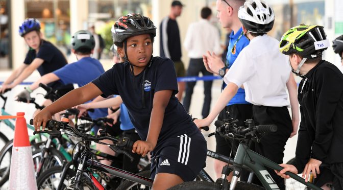 Bushfield, Giles Brook and Caroline Haslett through to Bikeability Olympics final