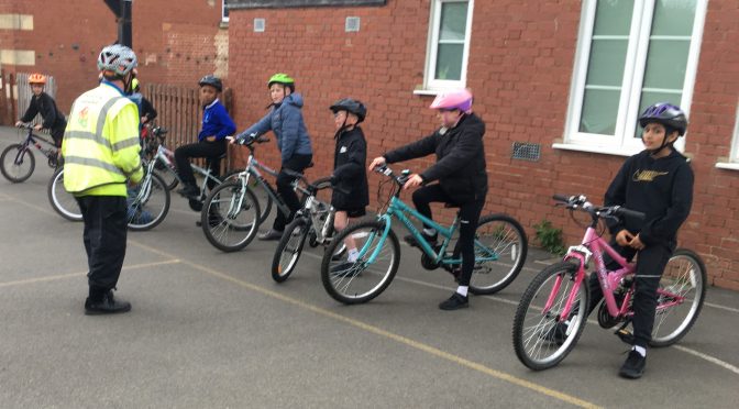 Caroline Haslett, Bushfield and Oxley Park through to Bikeability Olympics final